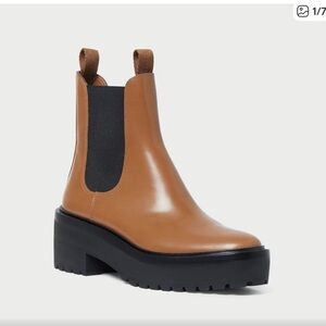 Loeffler Randall Brown and Black Ankle Booties